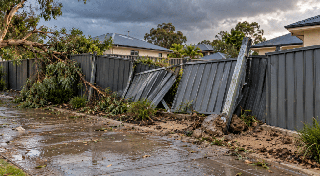 Storm Damage Fence Repair in Perth